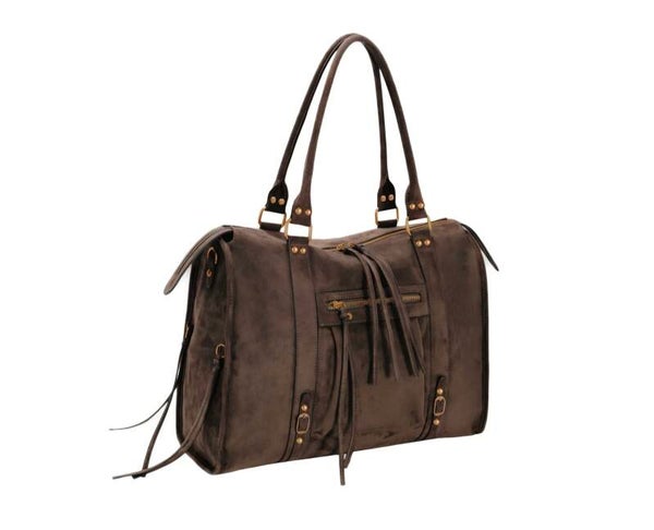 Kunstlederen suede handtas | David Jones | CM8777