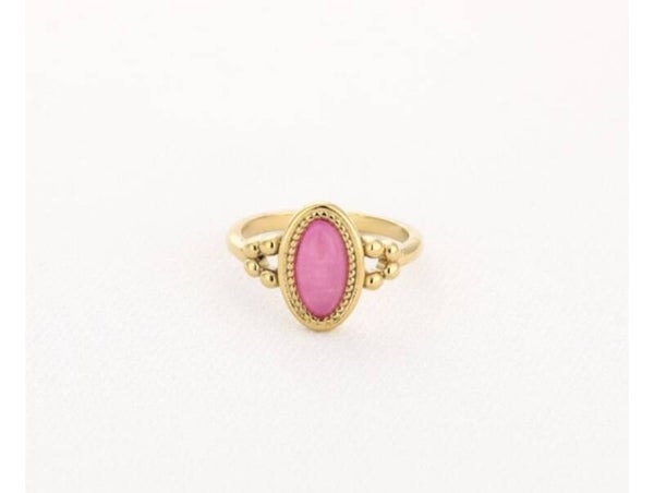 Natuursteen ring boho
