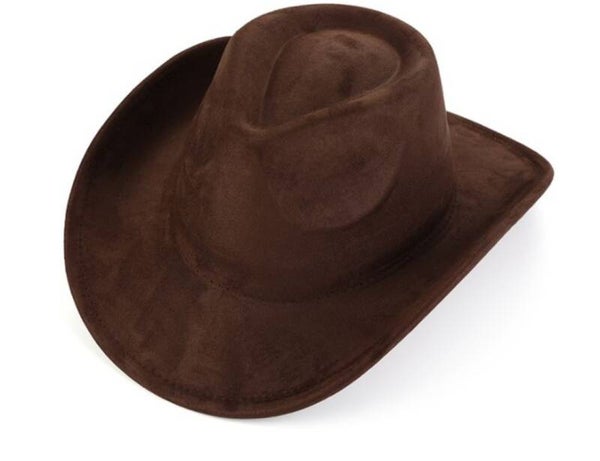 Cowboy hoed donkerbruin