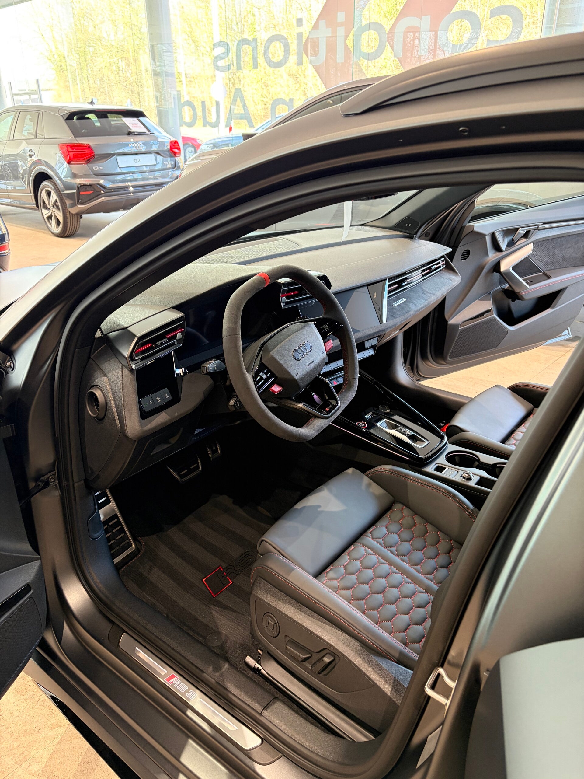 Nettoyage intérieur Audi RS3 par L'Art du Détail à Jodoigne