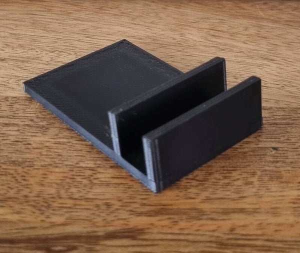 Zwarte 3d geprinte tegelhouder