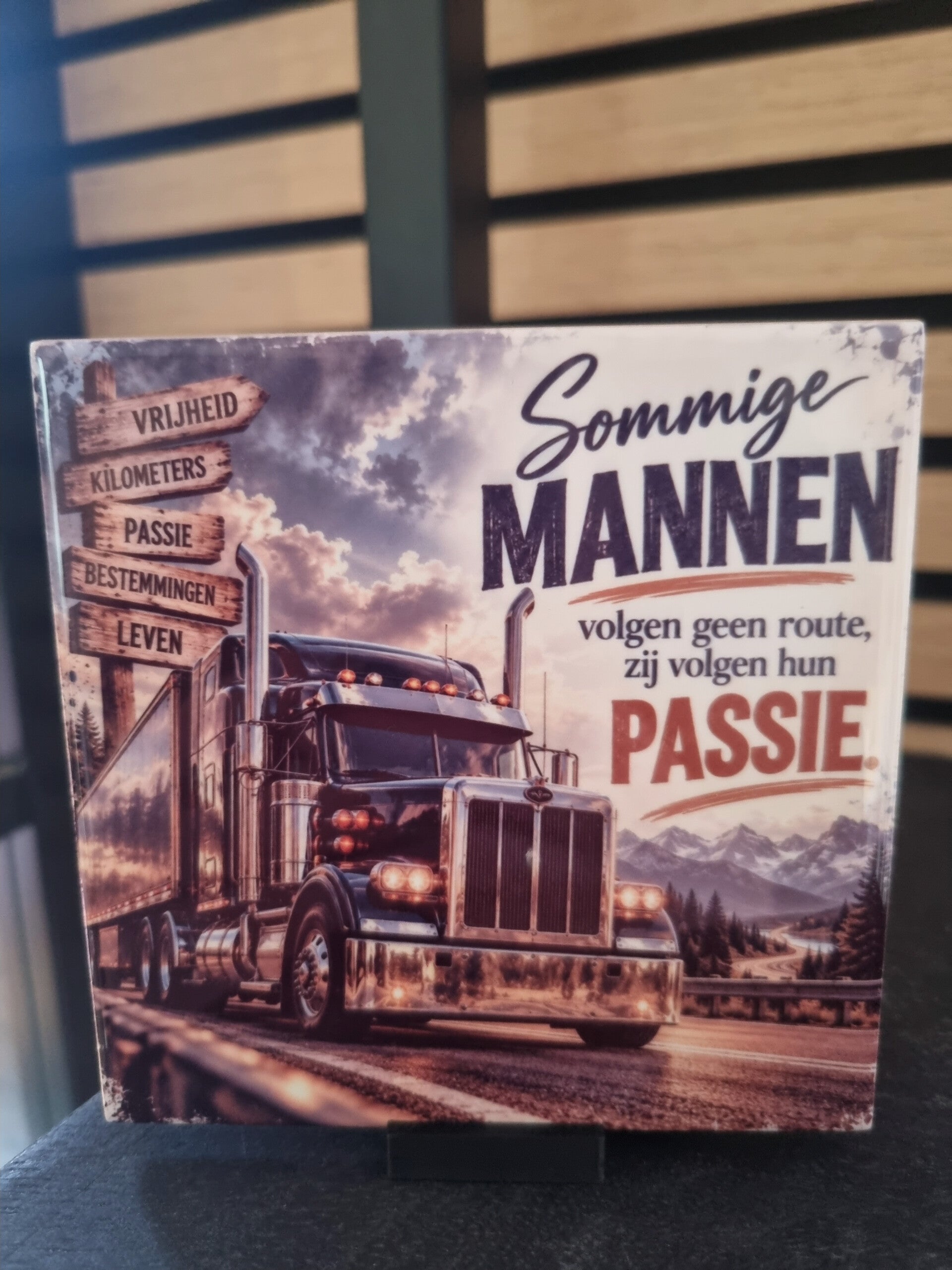 Sommige mannen volgen geen route, zij volgen hun passie.