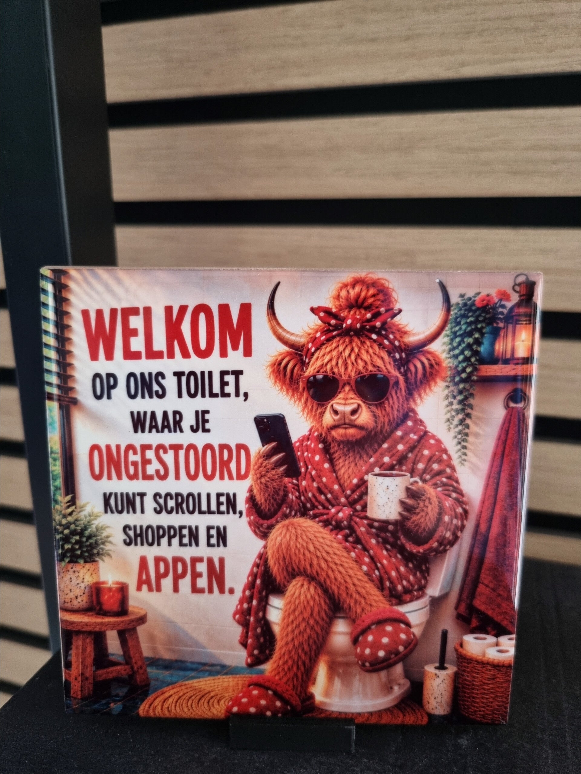 Welkom op ons toilet, waar je ongestoord kunt scrollen, shoppen en appen.