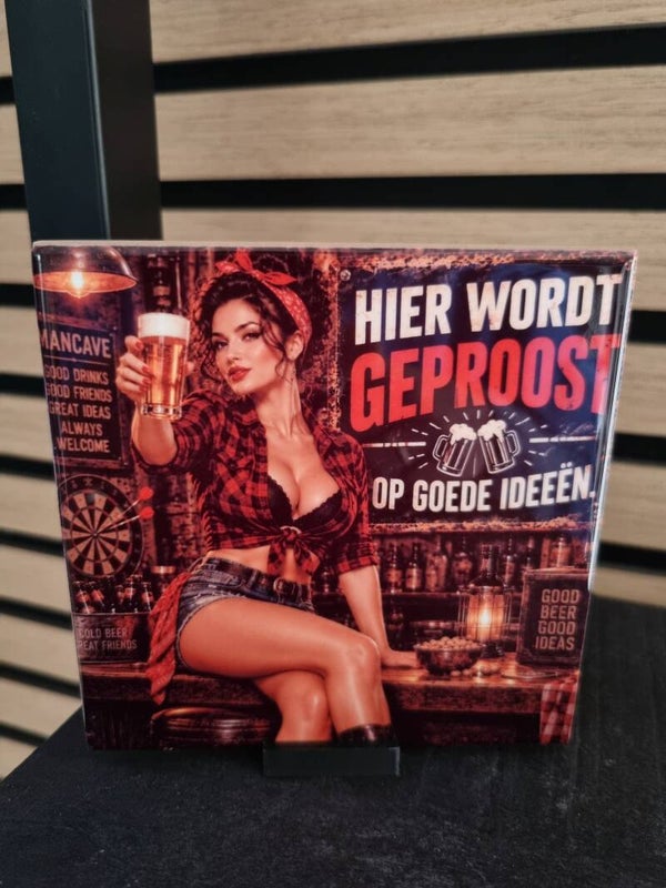 Hier wordt geproost op goede ideeën.