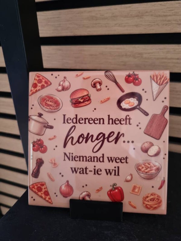 Iedereen heeft honger.. Niemand weet wat-ie wil
