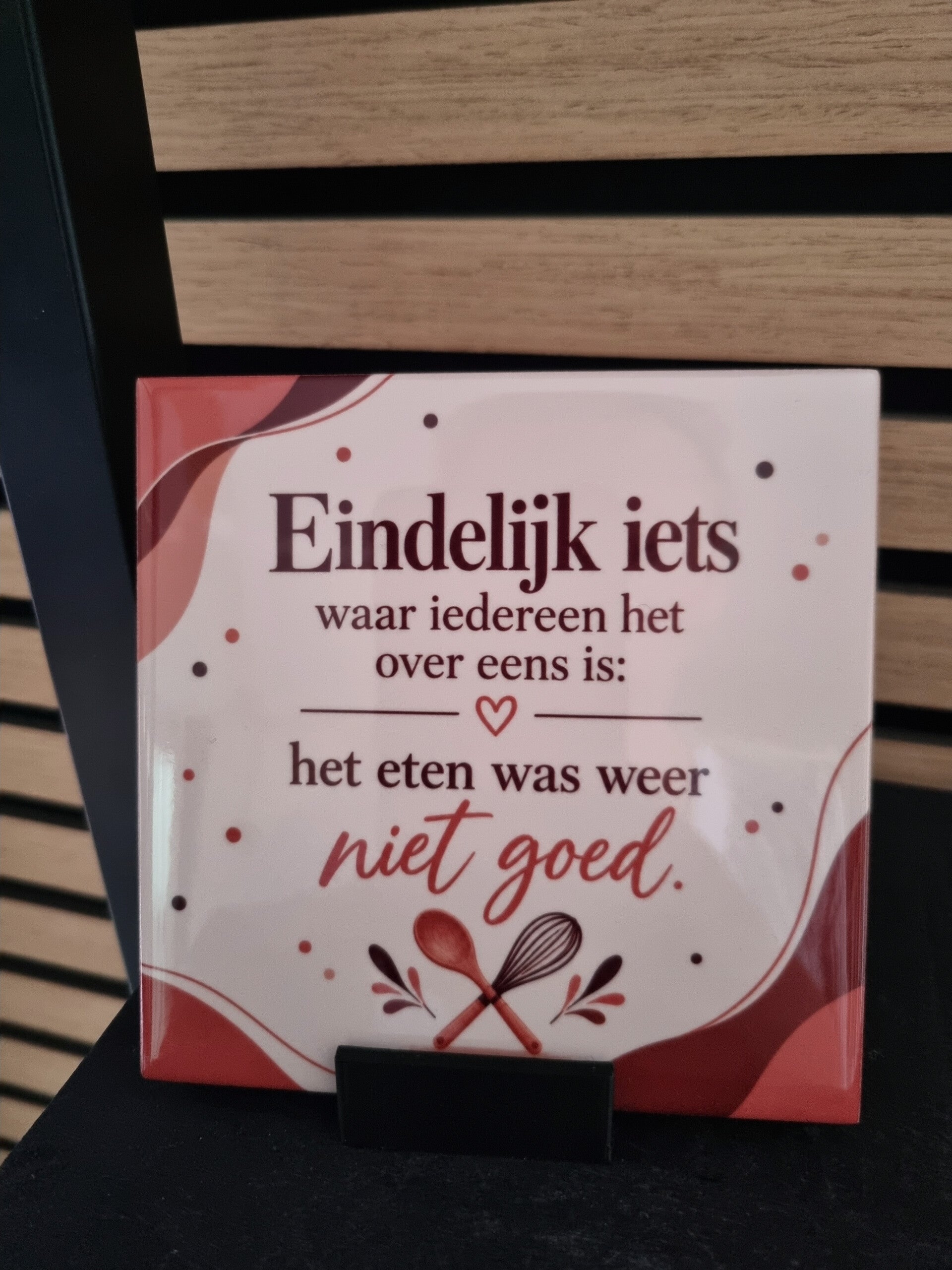 Eindelijk iets waar iedereen het over eens is