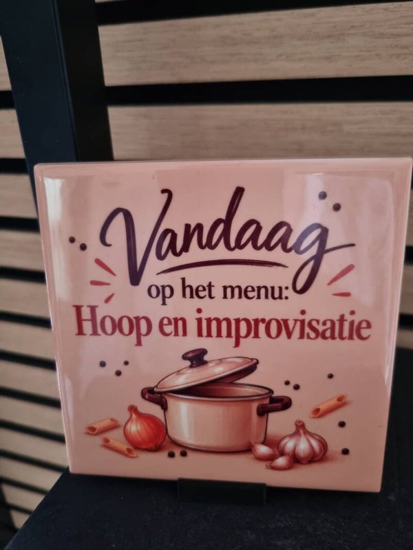 Vandaag op het menu: Hoop en improvisatie