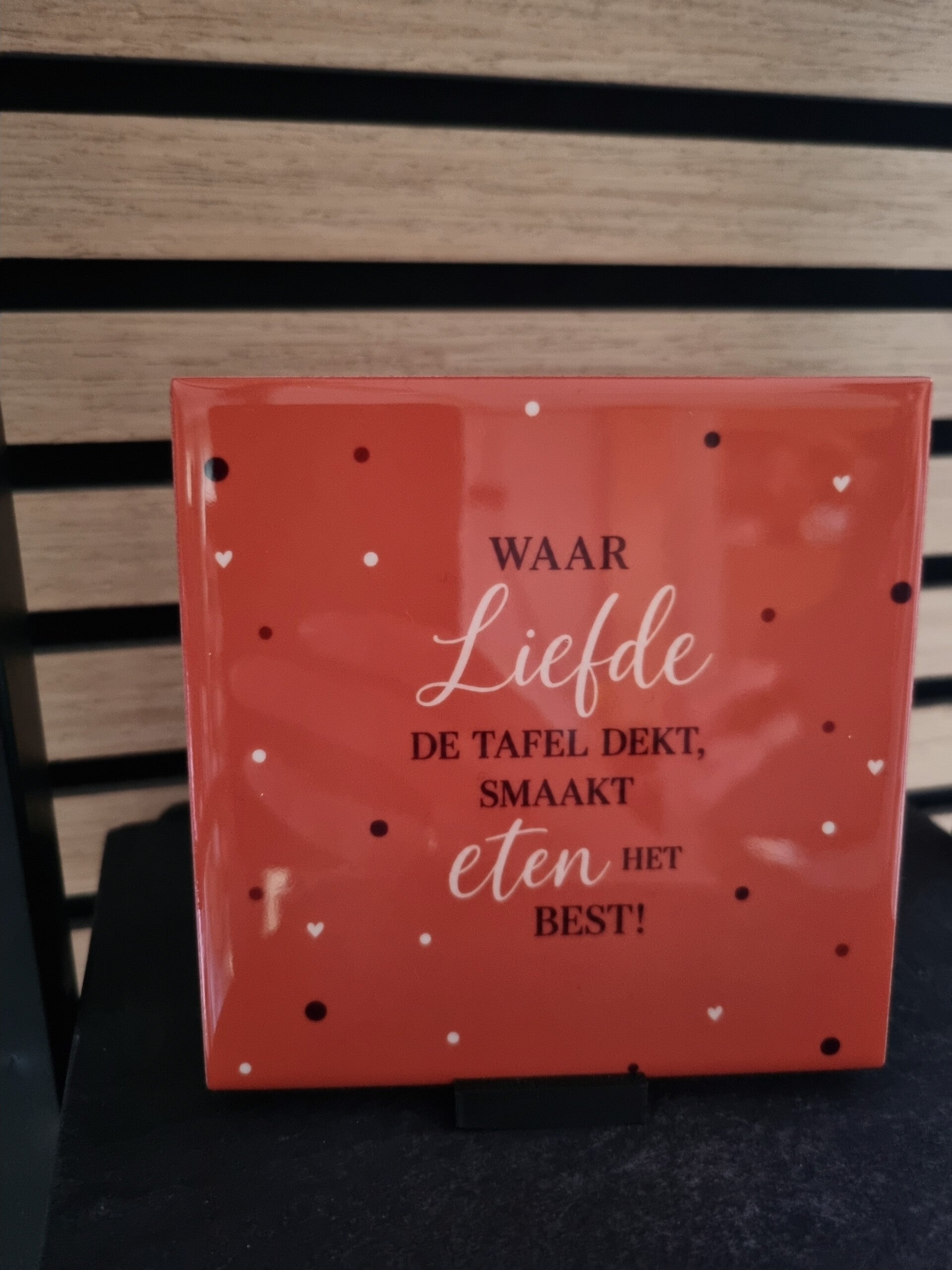 Waar liefde de tafel dekt, smaakt eten het best!