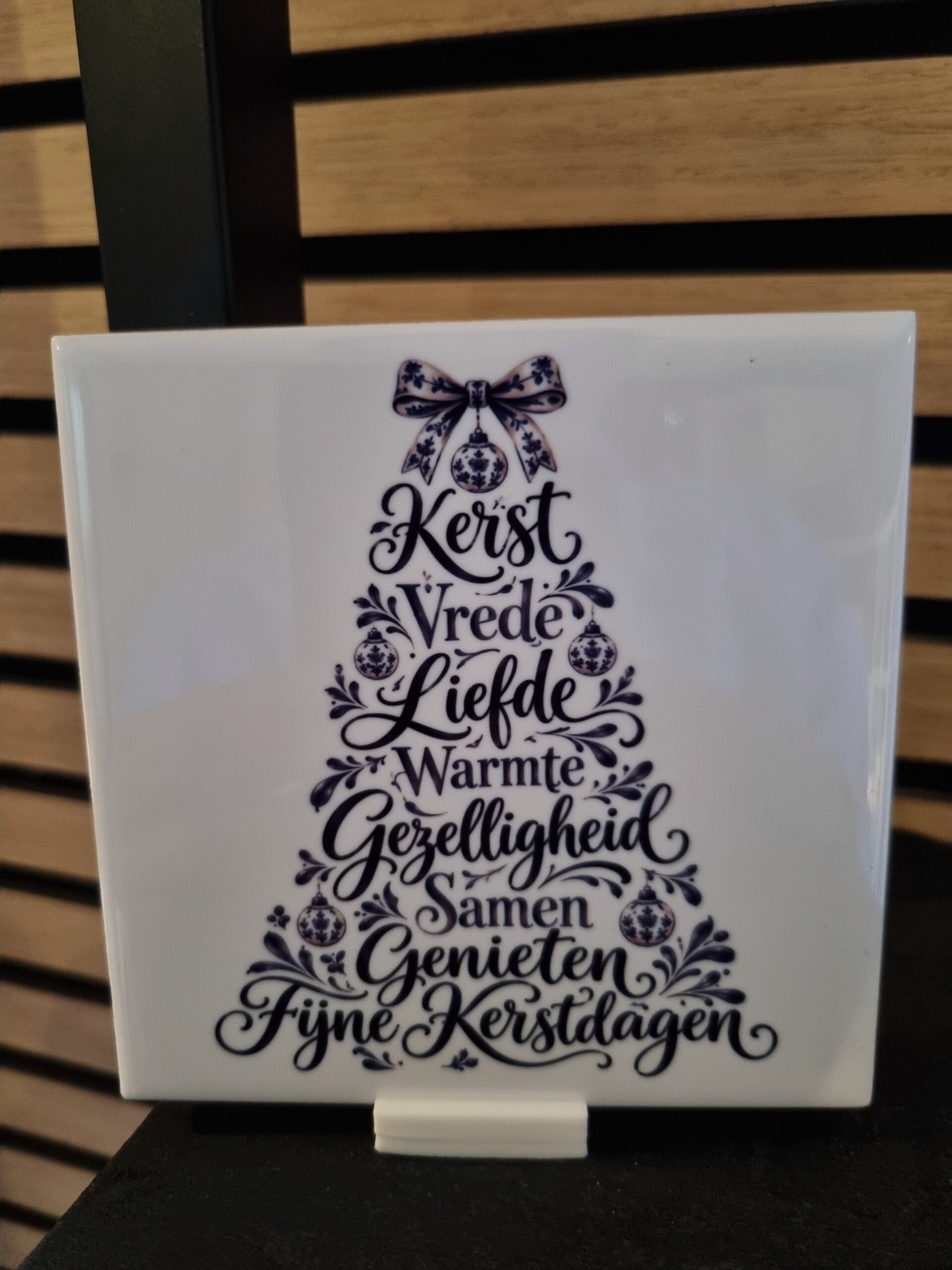 Kerst Vrede Liefde Warmte Gezelligheid Samen Genieten Fijne Kerstdagen • Delftsblauw