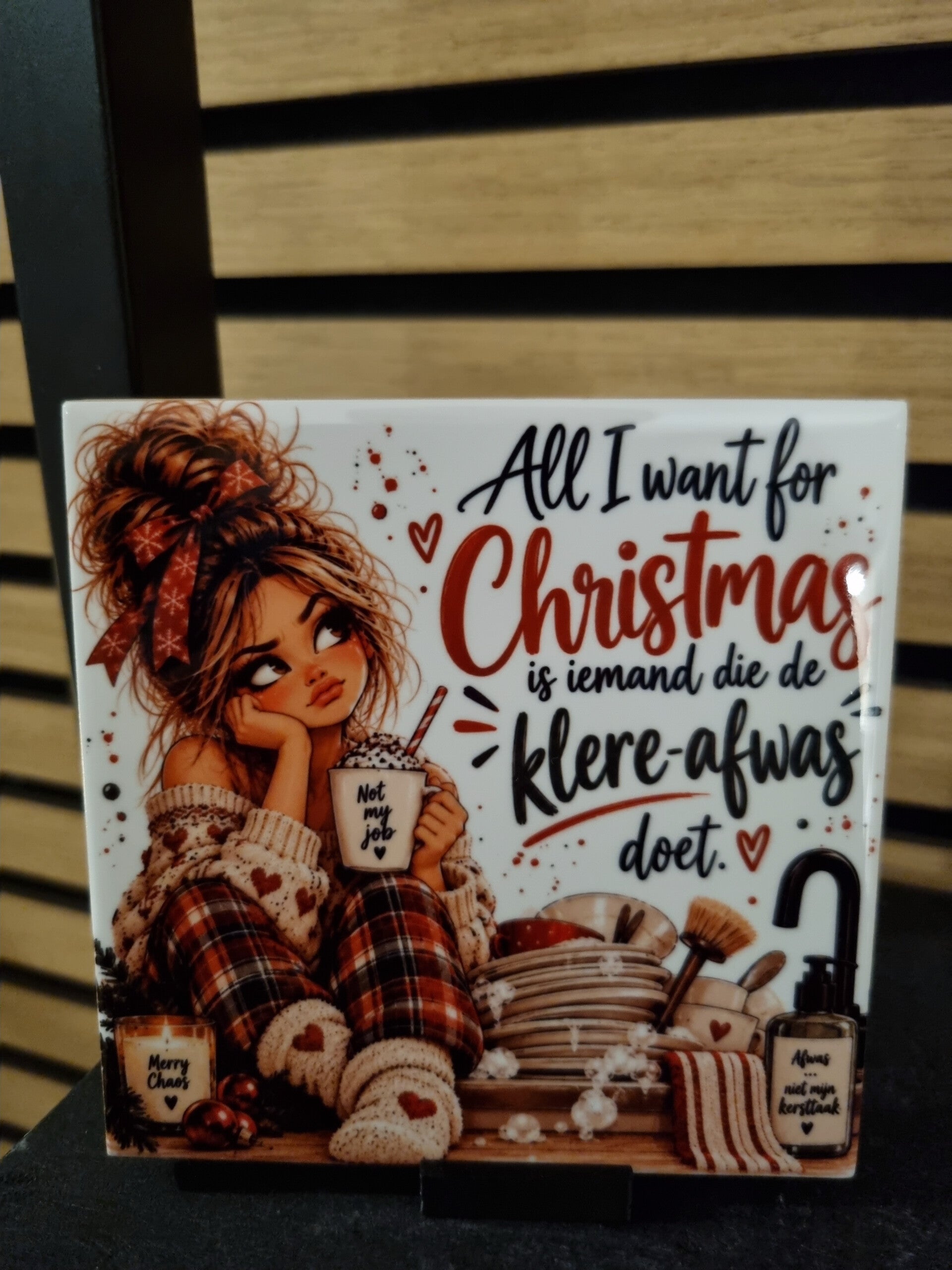 All I want for Christmas is iemand die de klere-afwas doet.