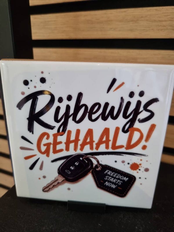 Rijbewijs gehaald!