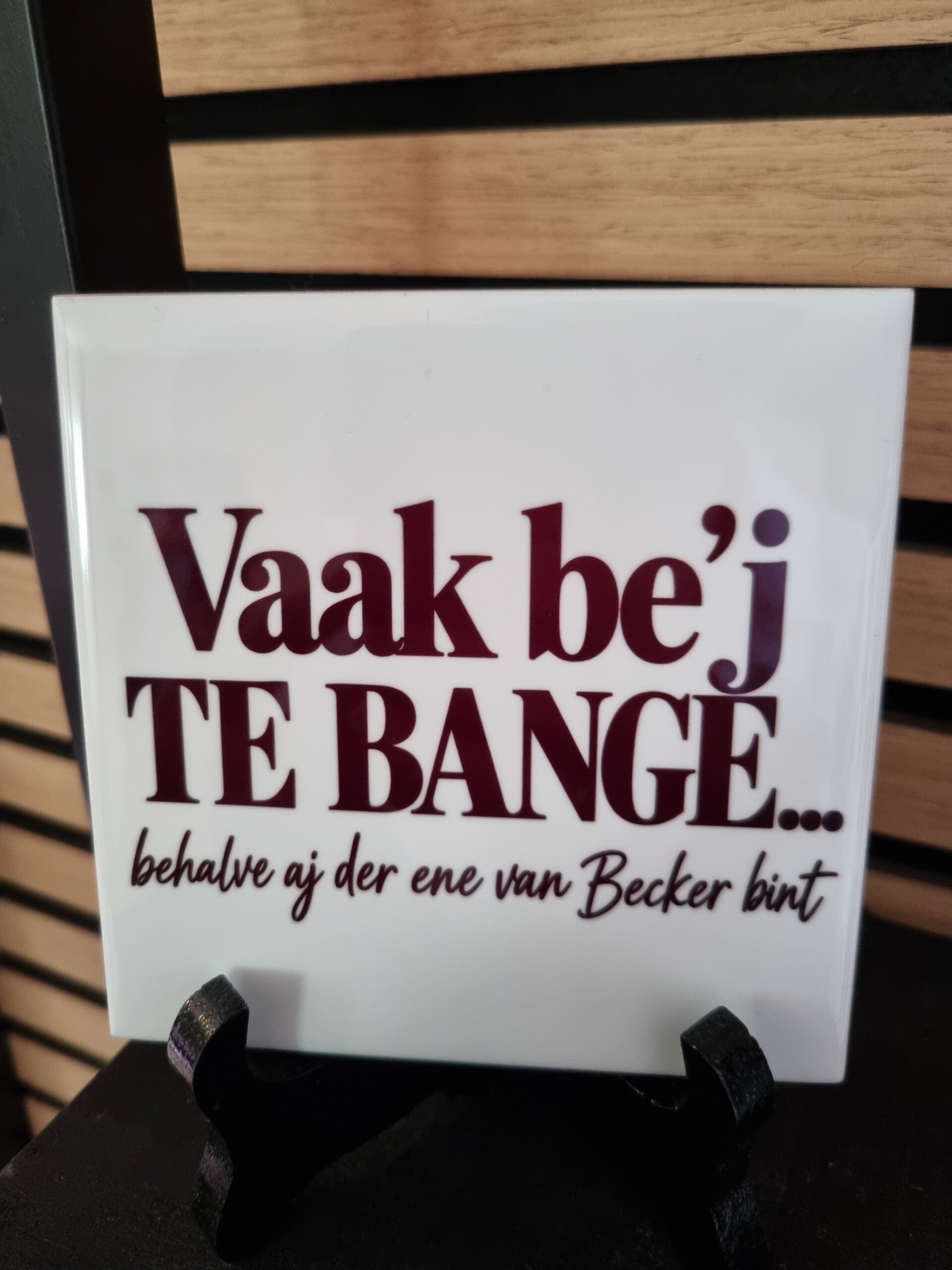 Vaak be'j TE BANGE • Aanpasbare achternaam