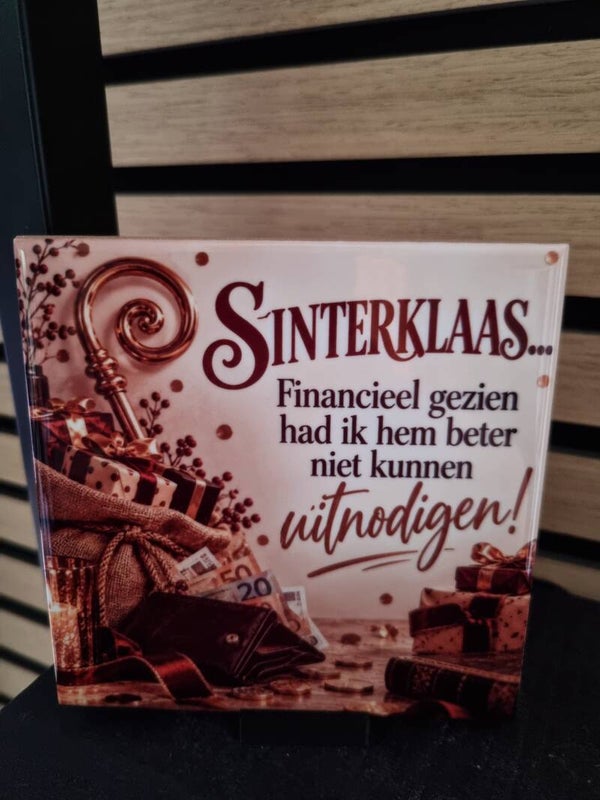 Sinterklaas... Financieel gezien had ik hem beter niet kunnen uitnodigen!