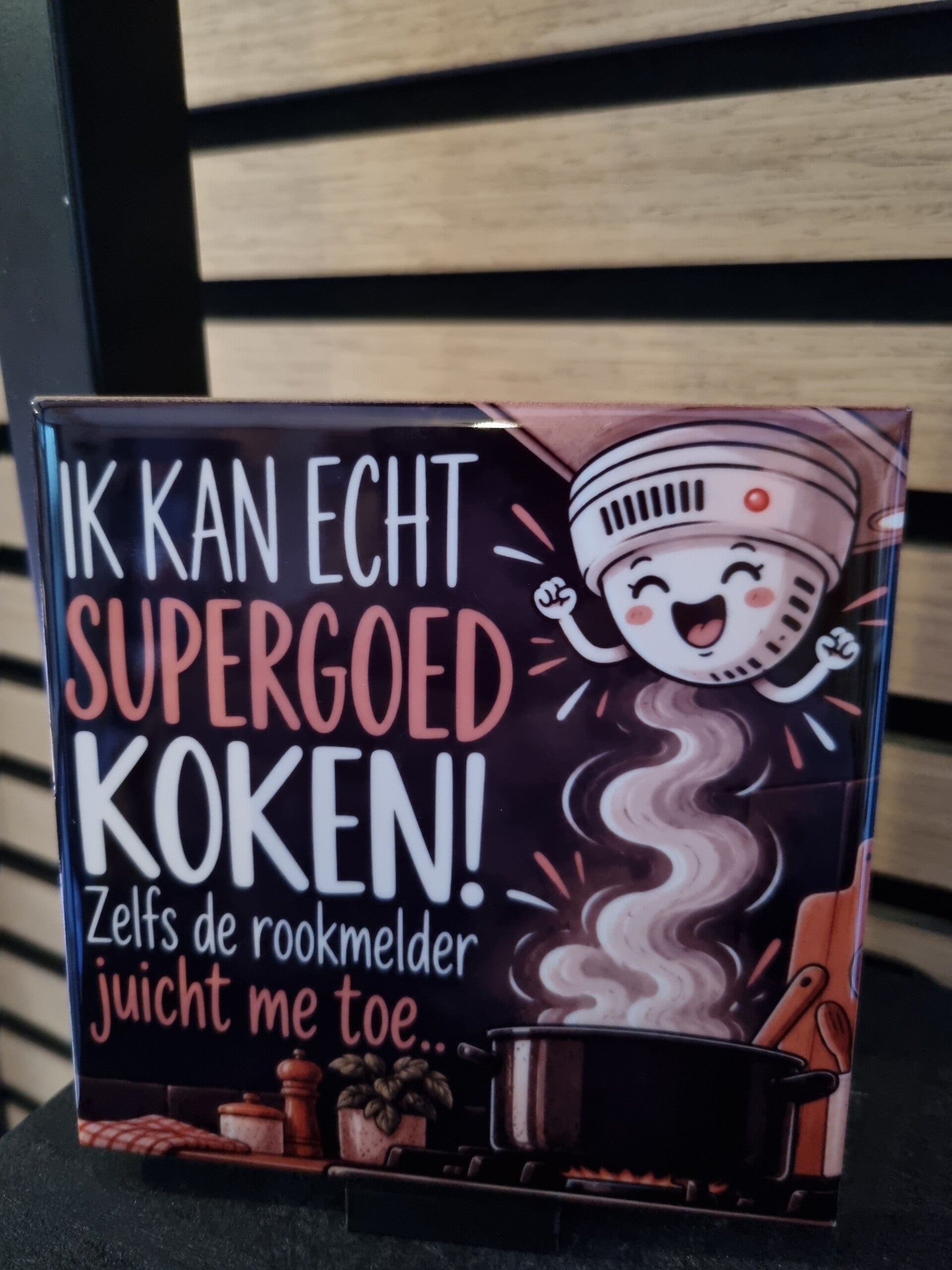 Ik kan echt supergoed koken! Zelfs de rookmelder juicht me toe...