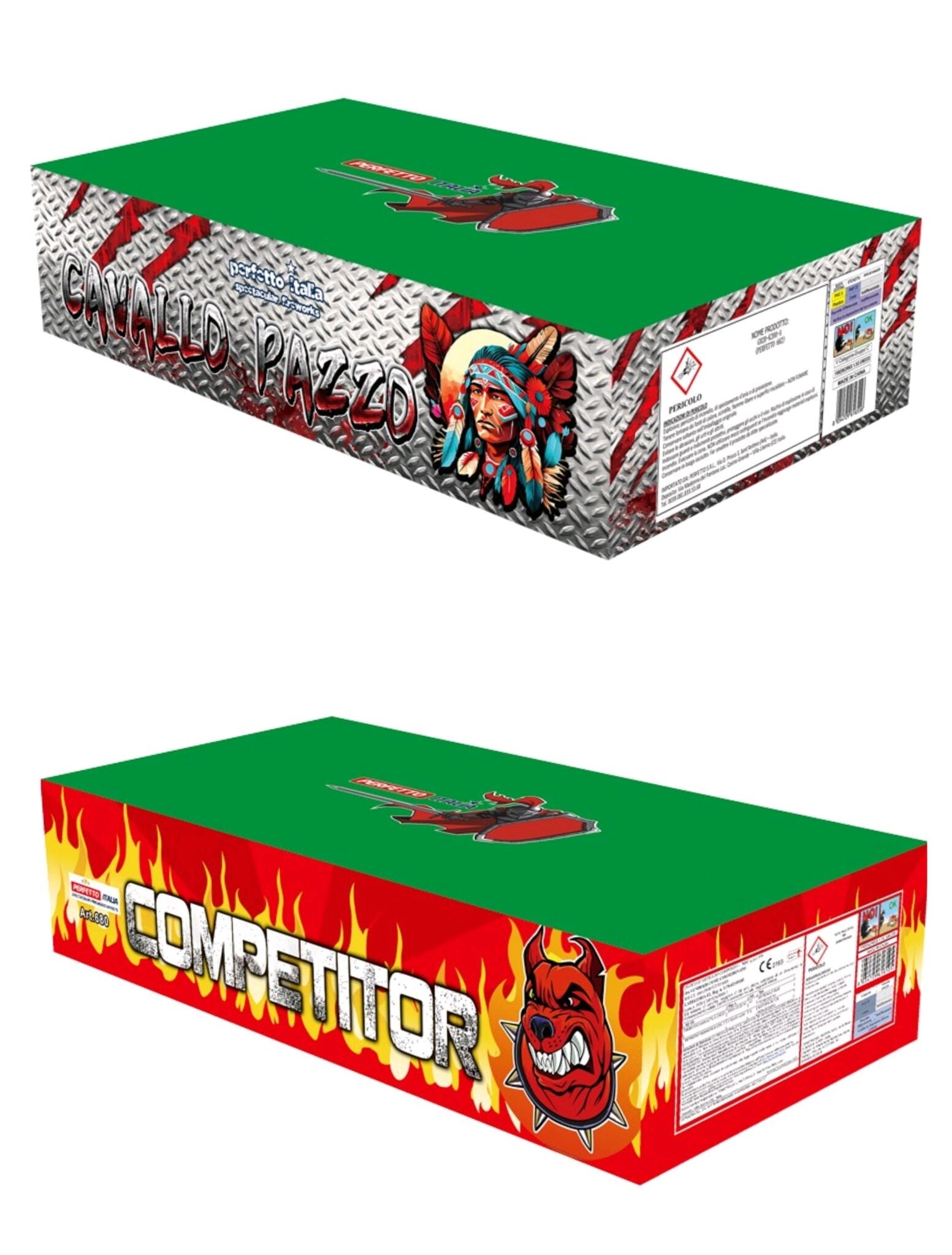 SET CAPODANNO 2 PEZZI DA 200 SHOT