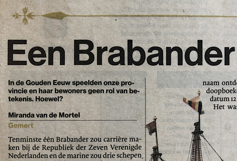 Mijn artikelen over Jan van Amstel in het ED