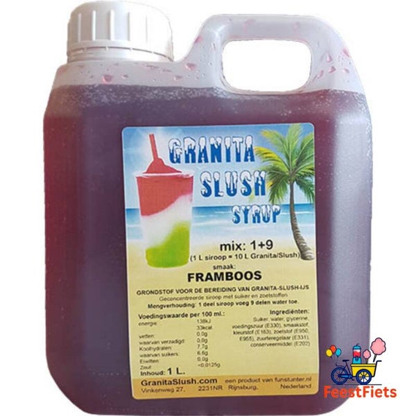 Slush puppy Framboos