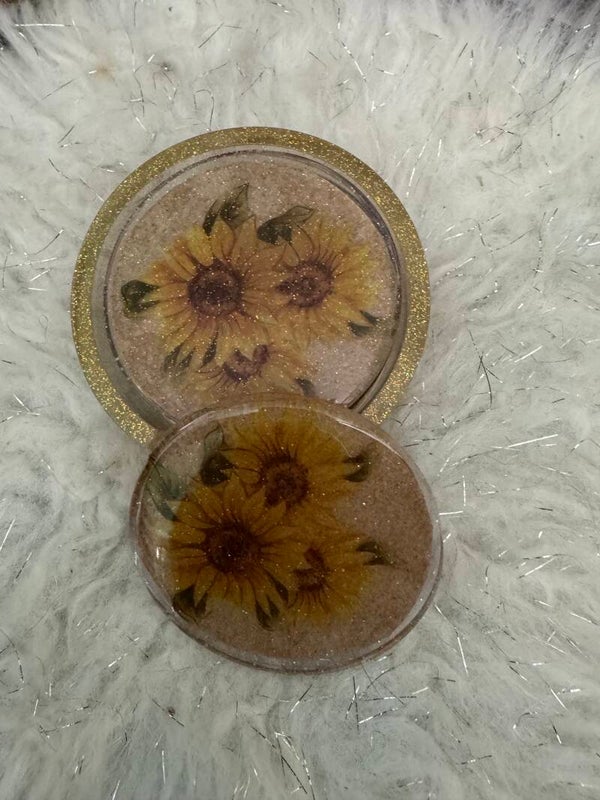 Daisy coasters