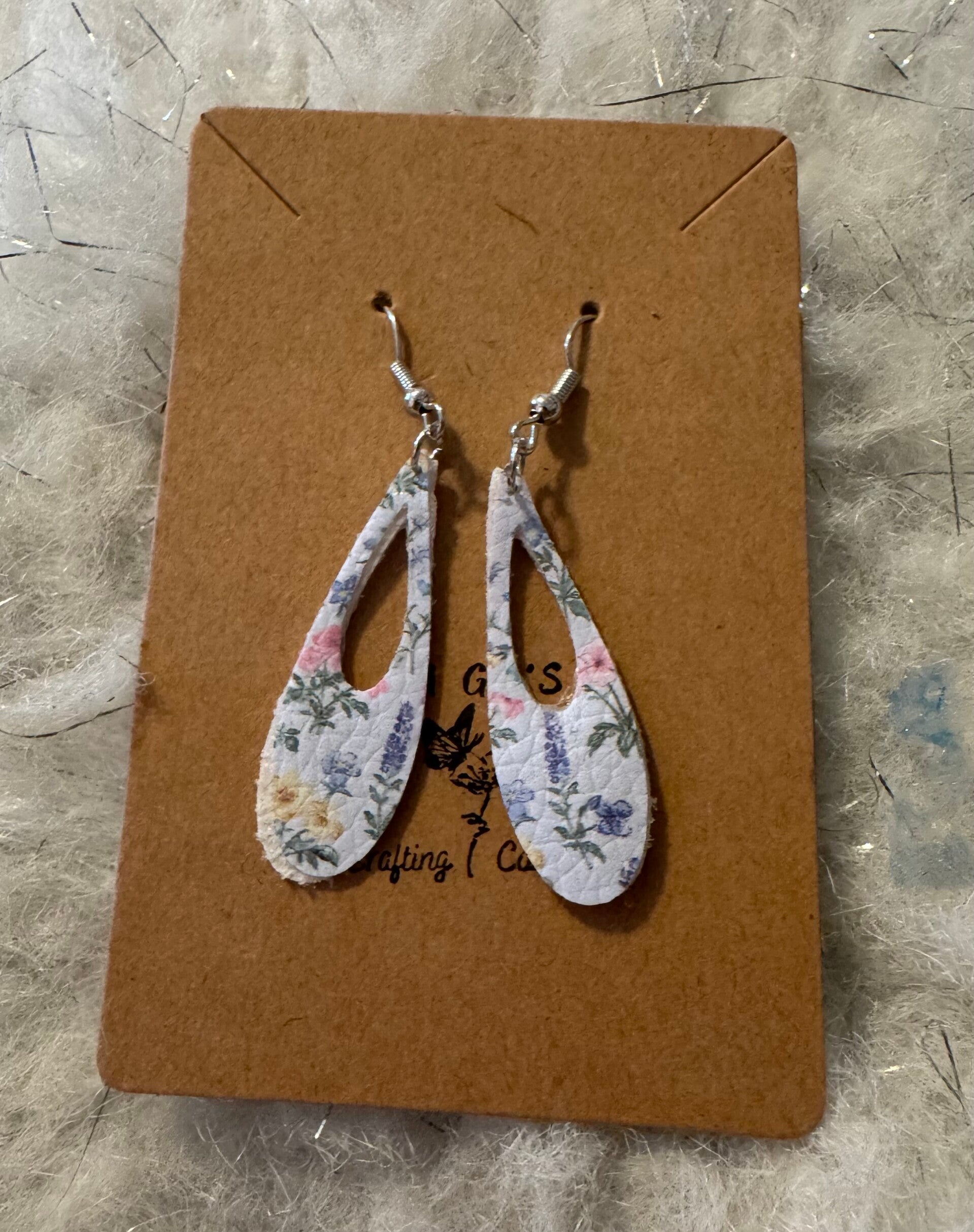 Faux Leather Earrings