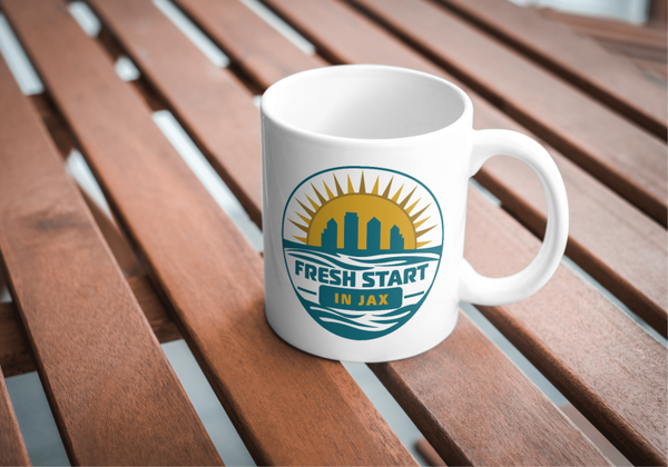 Fresh start in Jax mug
