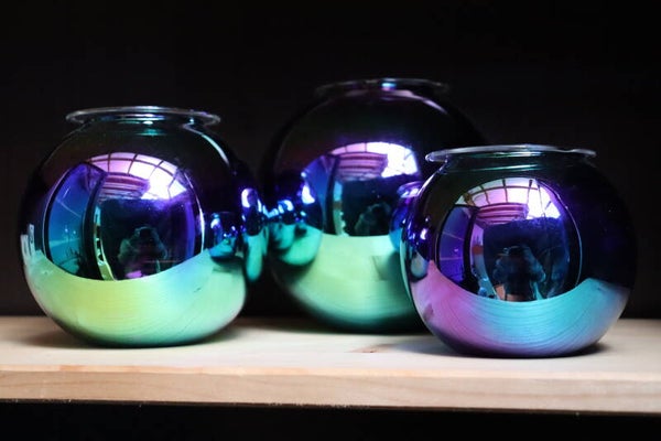 Teelichthalter Kugel 3er Set