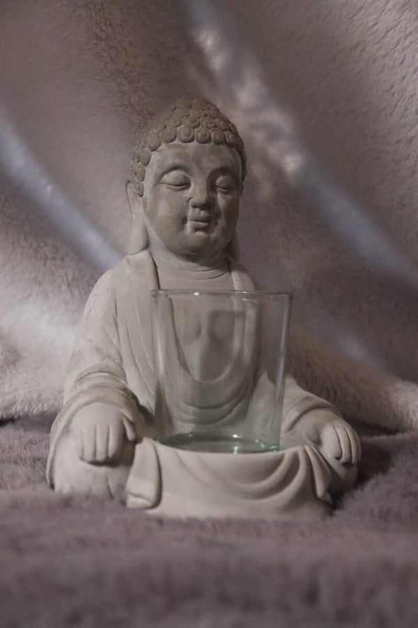 Teelichthalter Buddah