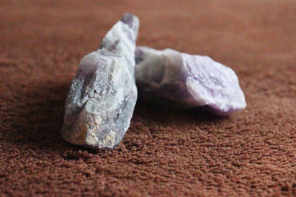 Chevron Amethyst roh