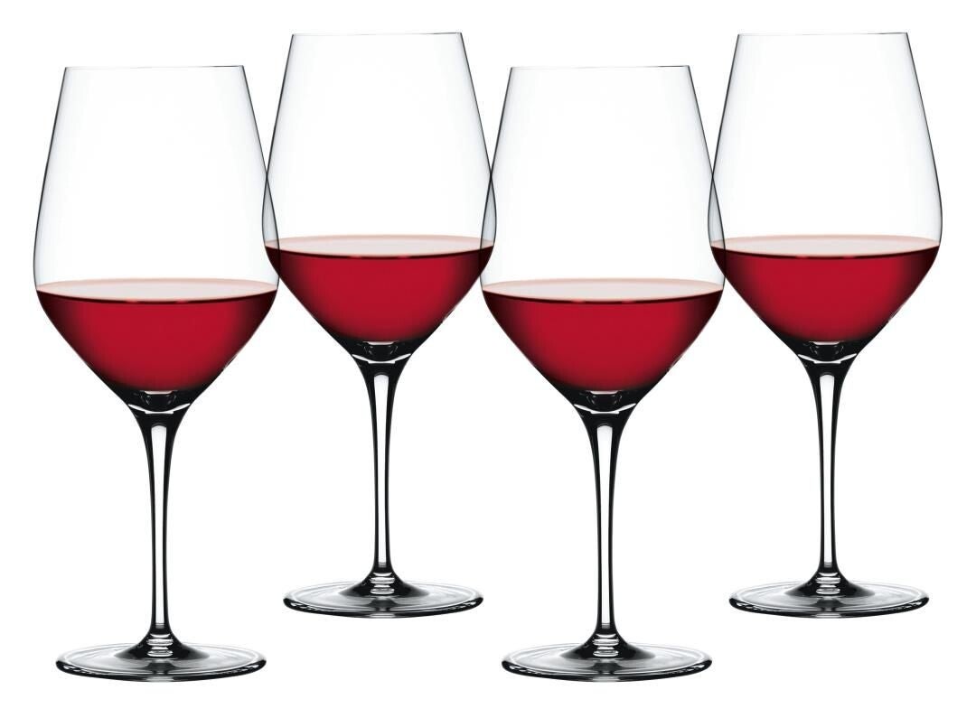 Spiegelau Authentis Bordeauxglazen 650 ml – Set van 4 Professionele Wijnglazen