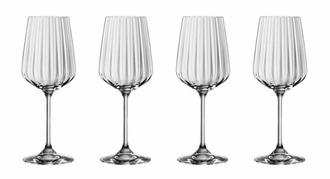 Spiegelau Lifestyle Wittewijnglazen 440 ml – Set van 4 Luxe Wijnglazen