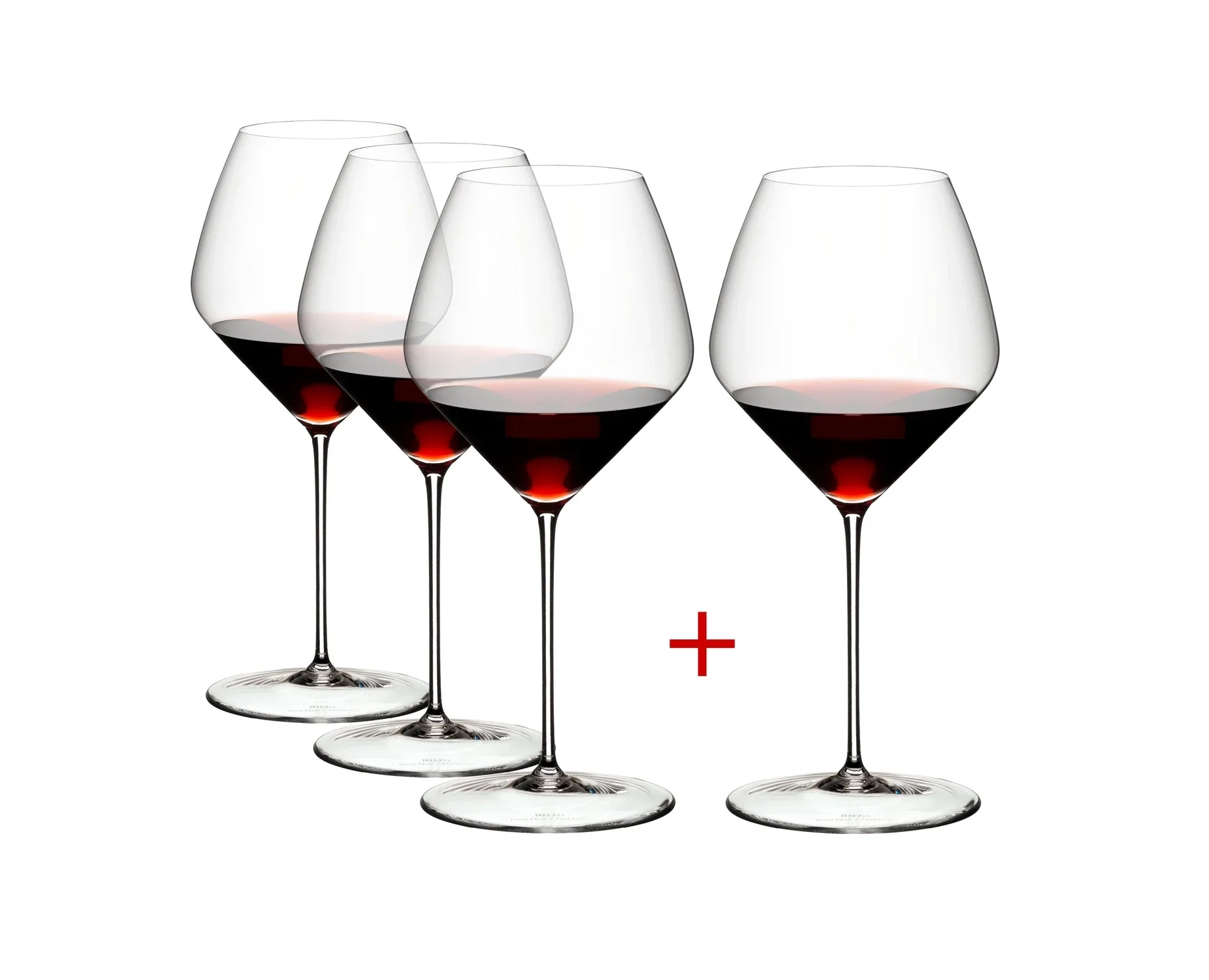 Riedel Veloce Pinot Noir / Nebbiolo Wijnglazen – Set van 4 (Betaal 3)