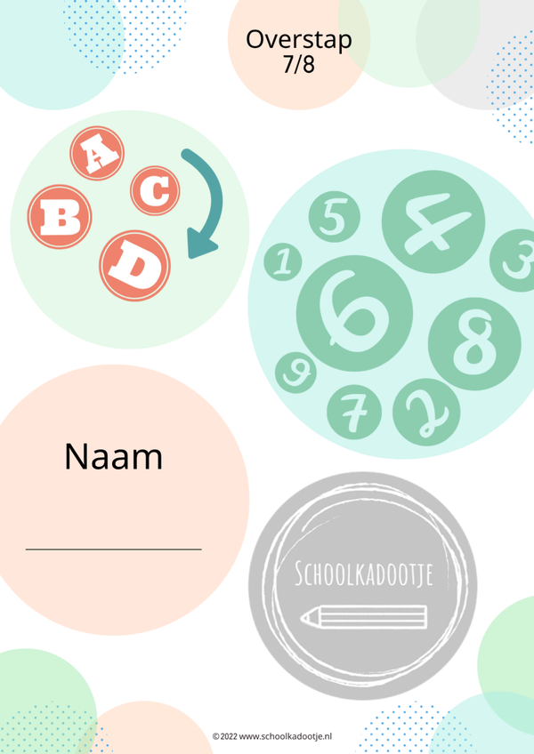 Overstappakket automatiseren groep 7/8 met de dagen op het bestand