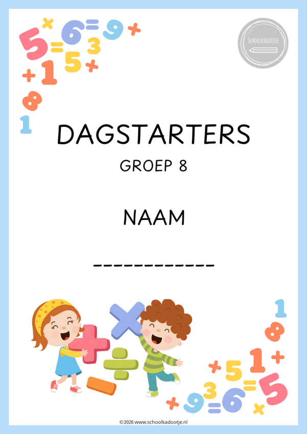 Dagstarter groep 8 + antwoorden