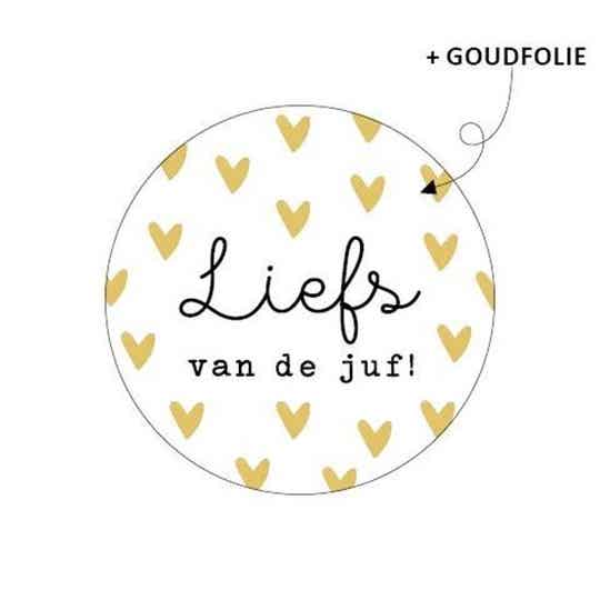 Sticker | Liefs van de juf
