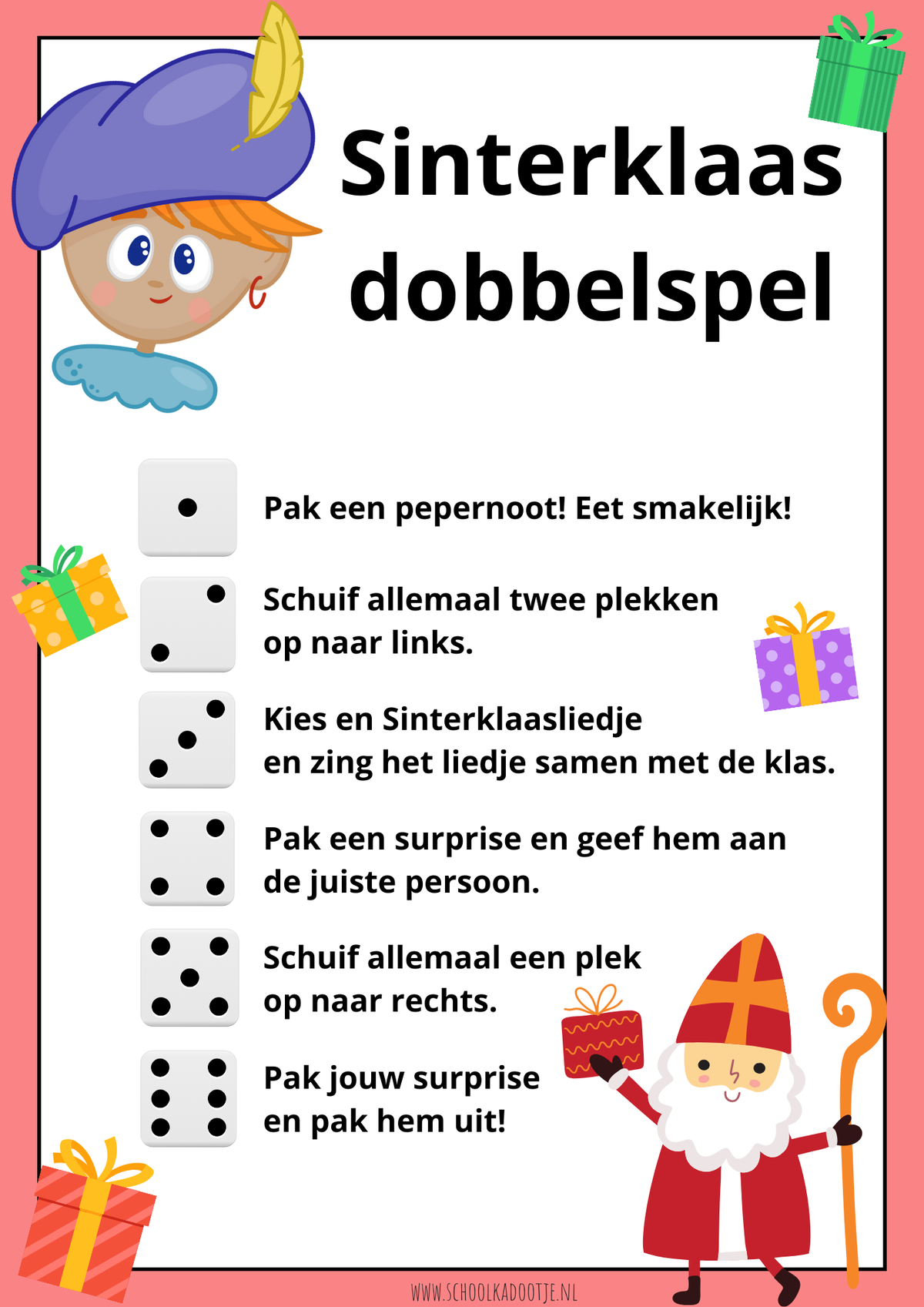 Sinterklaas / Thema's / Gratis downloads | Schoolkadootje