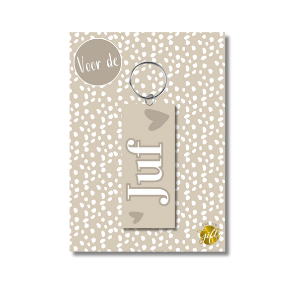 Sleutelhanger | Juf
