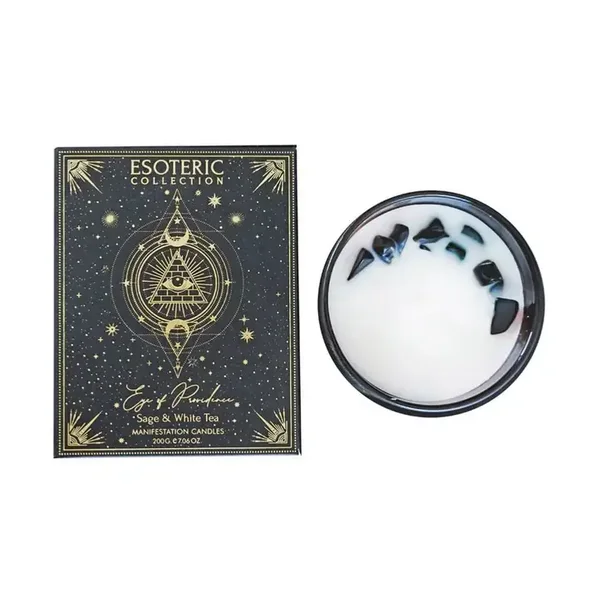 Eye of Providence -  Salie/Witte Thee Kaars 120gr