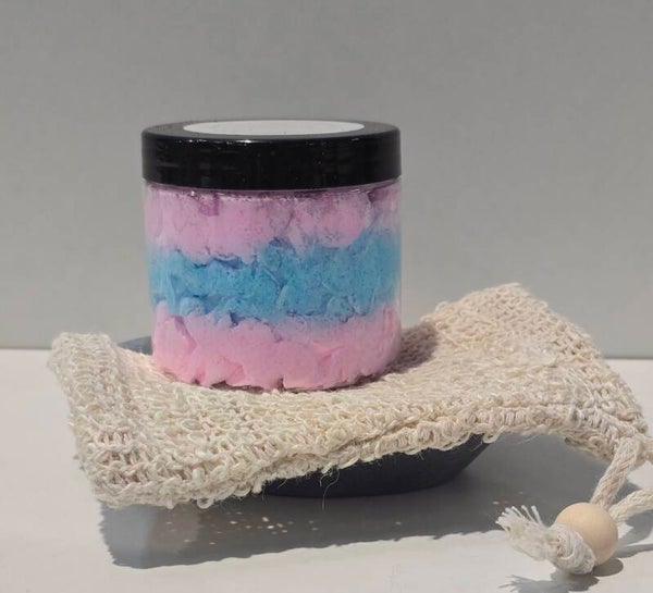 Bubblegum Opgeklopte Scheer- en Douchezeep - 100gr