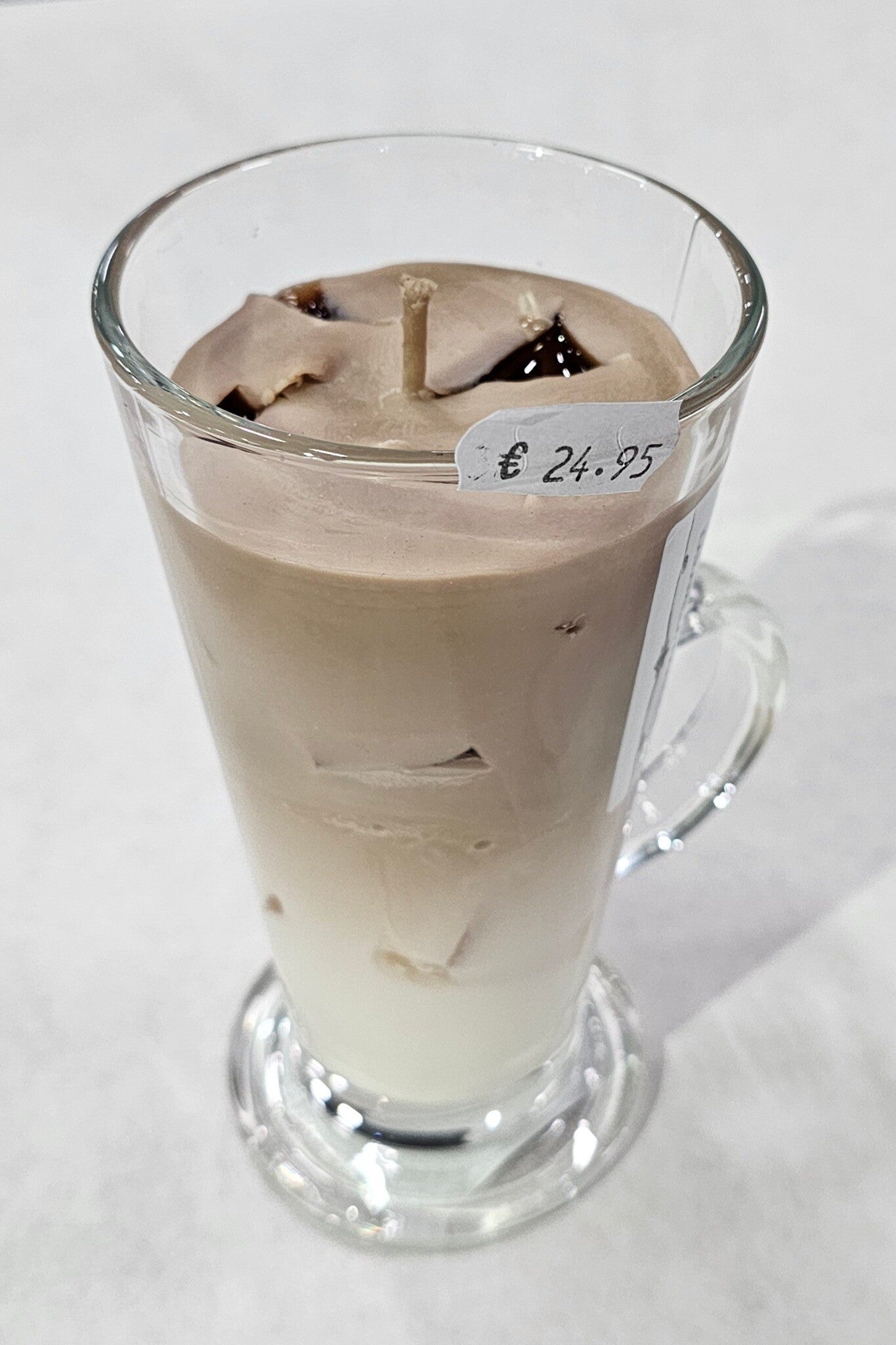 Iced coffee latte kaars
