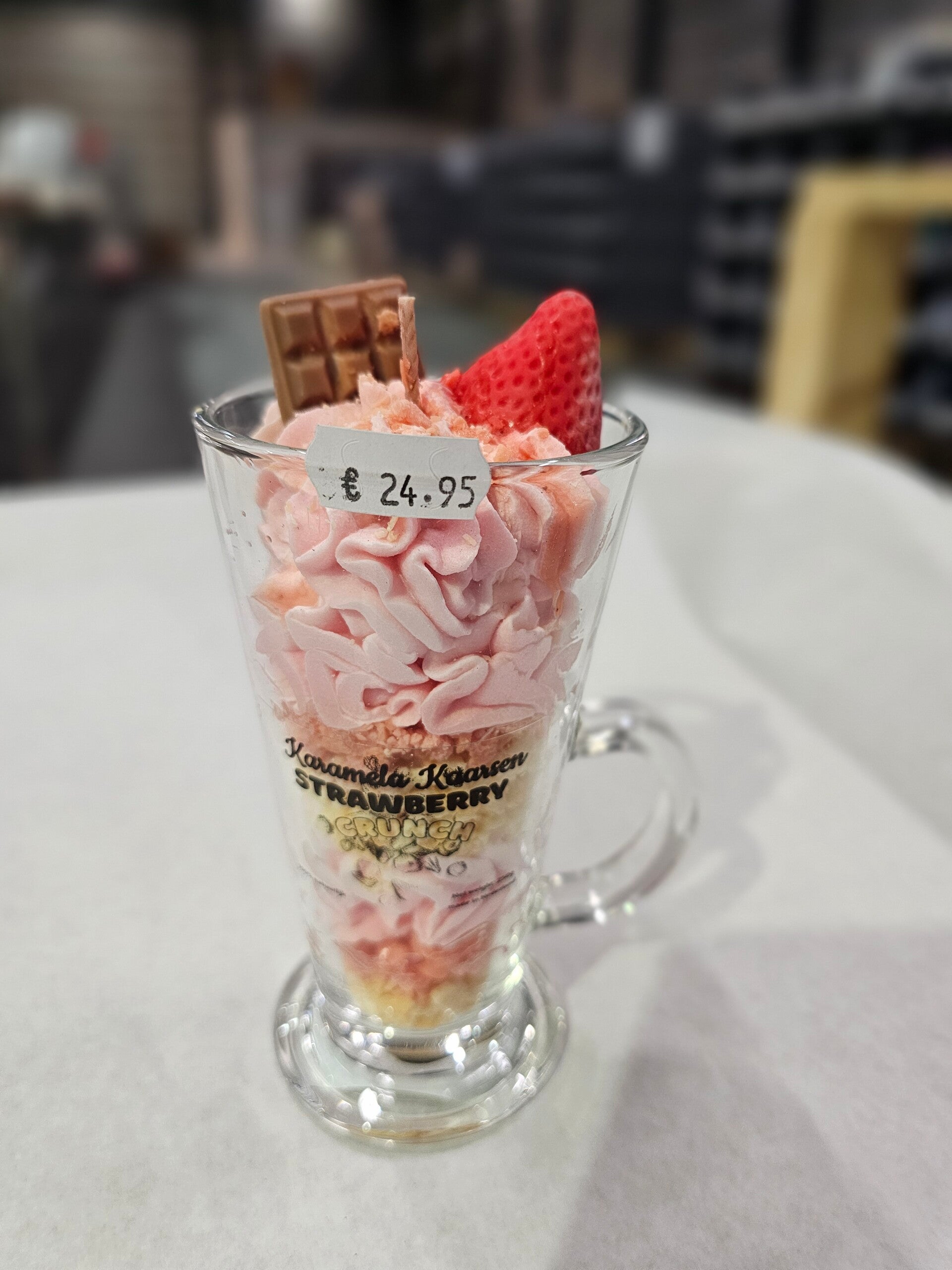 Strawberry crunch kaars