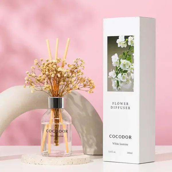 Bloemen Geurstokjes  – Witte Jasmijn Geur 100ml