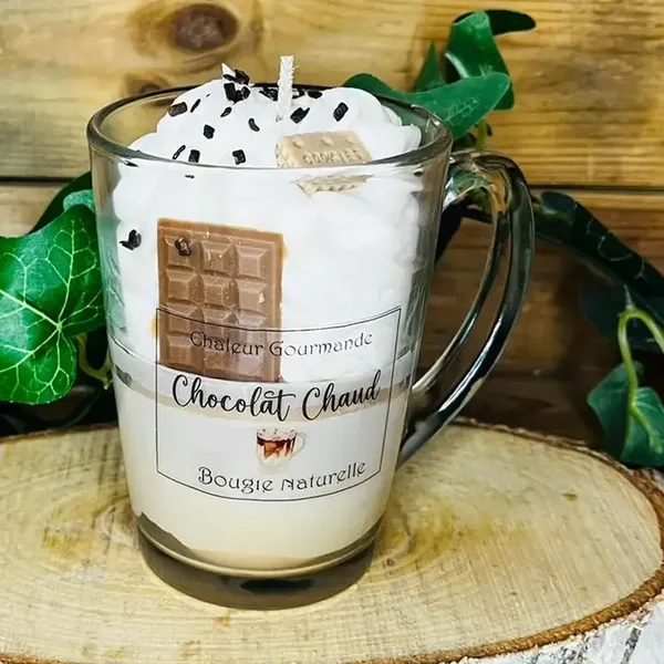 Warme Chocolade Geurkaars 🍫🕯️