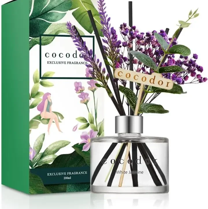 Lavendel Geurstokjes - Witte Jasmijn Geur 200ml