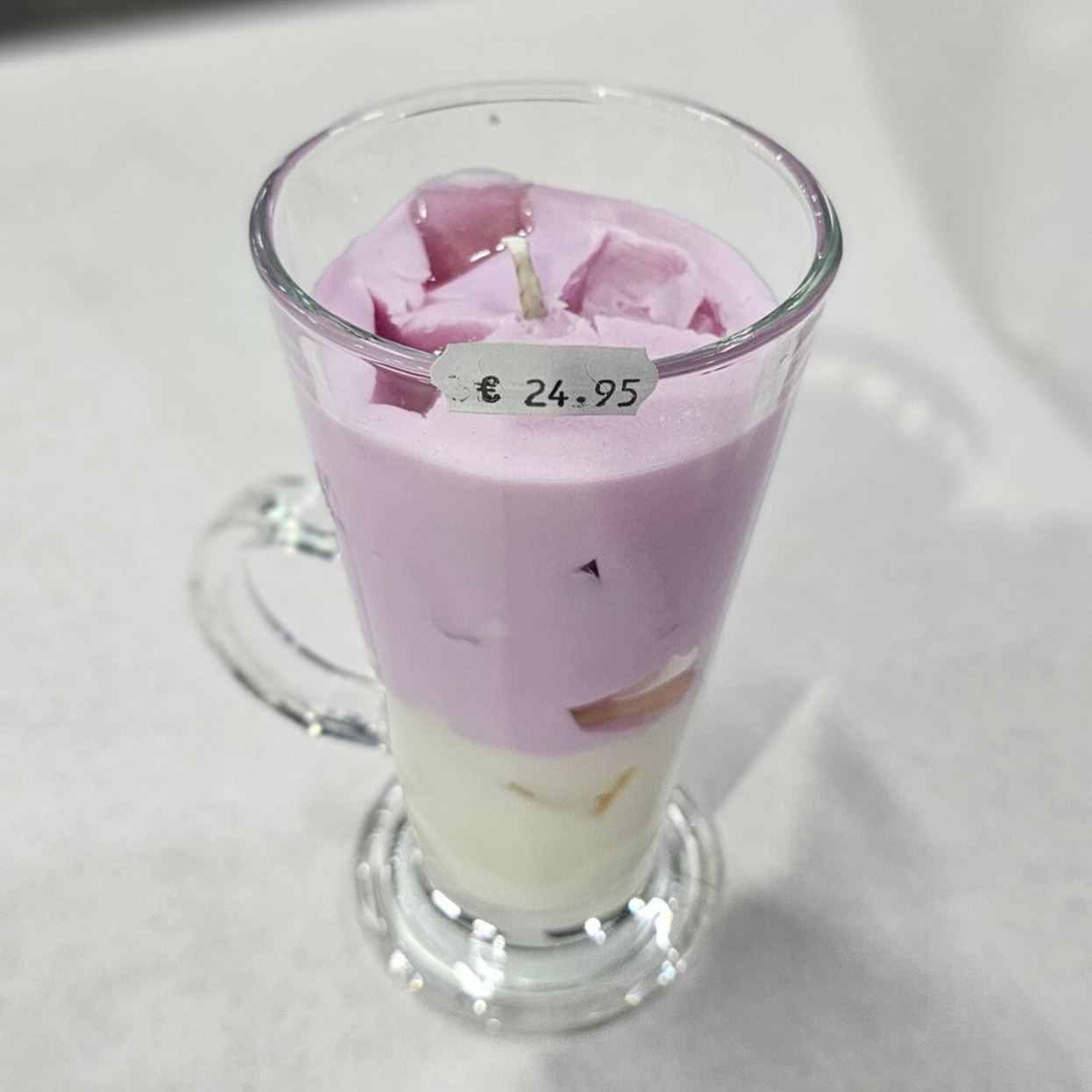 Iced lavender Bliss Kaars
