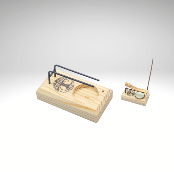 Levensboom Palo Santo & Wierook Houder