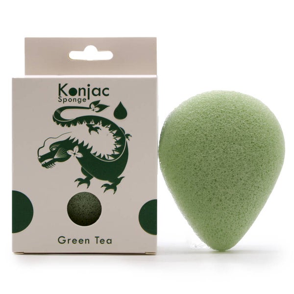 Traanvormige Konjac Spons - Groene Thee - Beschermend