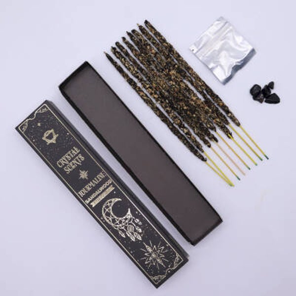 Toermalijn Crystal Smudge Wierook - Sandelhout Geur