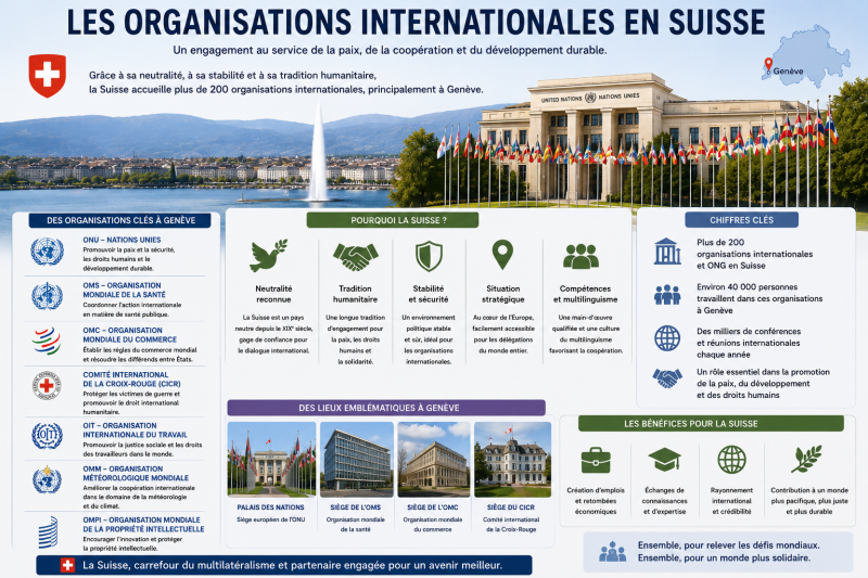 Image d'illustration sur les organisations internationales en Suisse 1