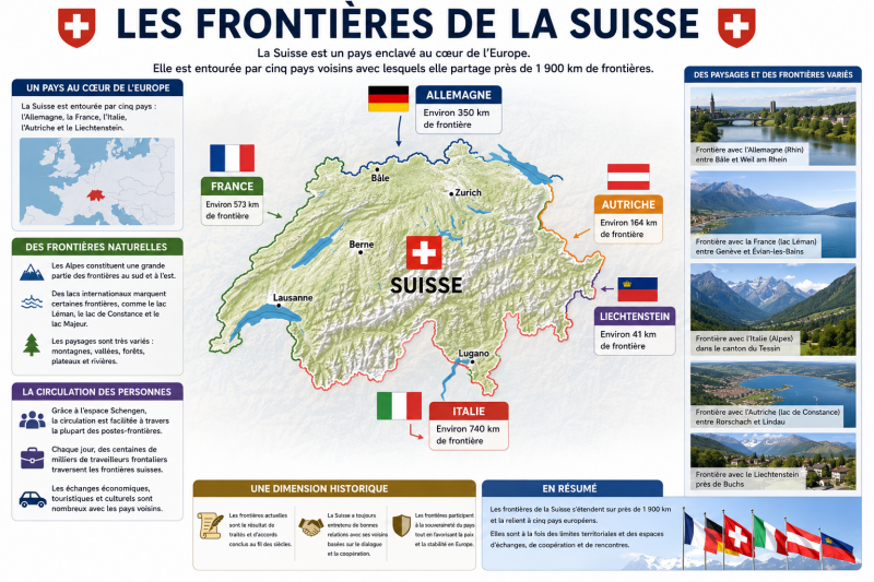Image d'illustration sur les frontières Suisse 1