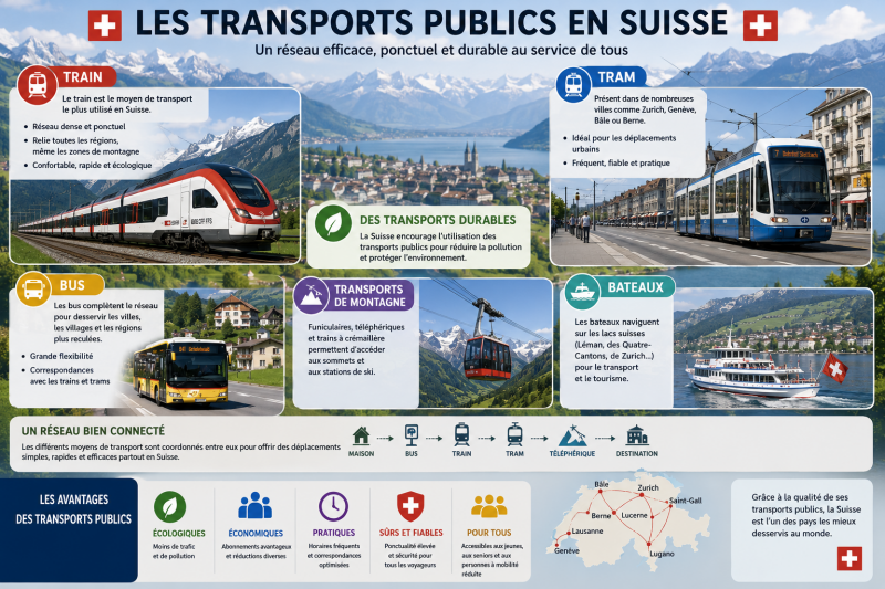 Image d'illustration sur les transports en Suisse 1
