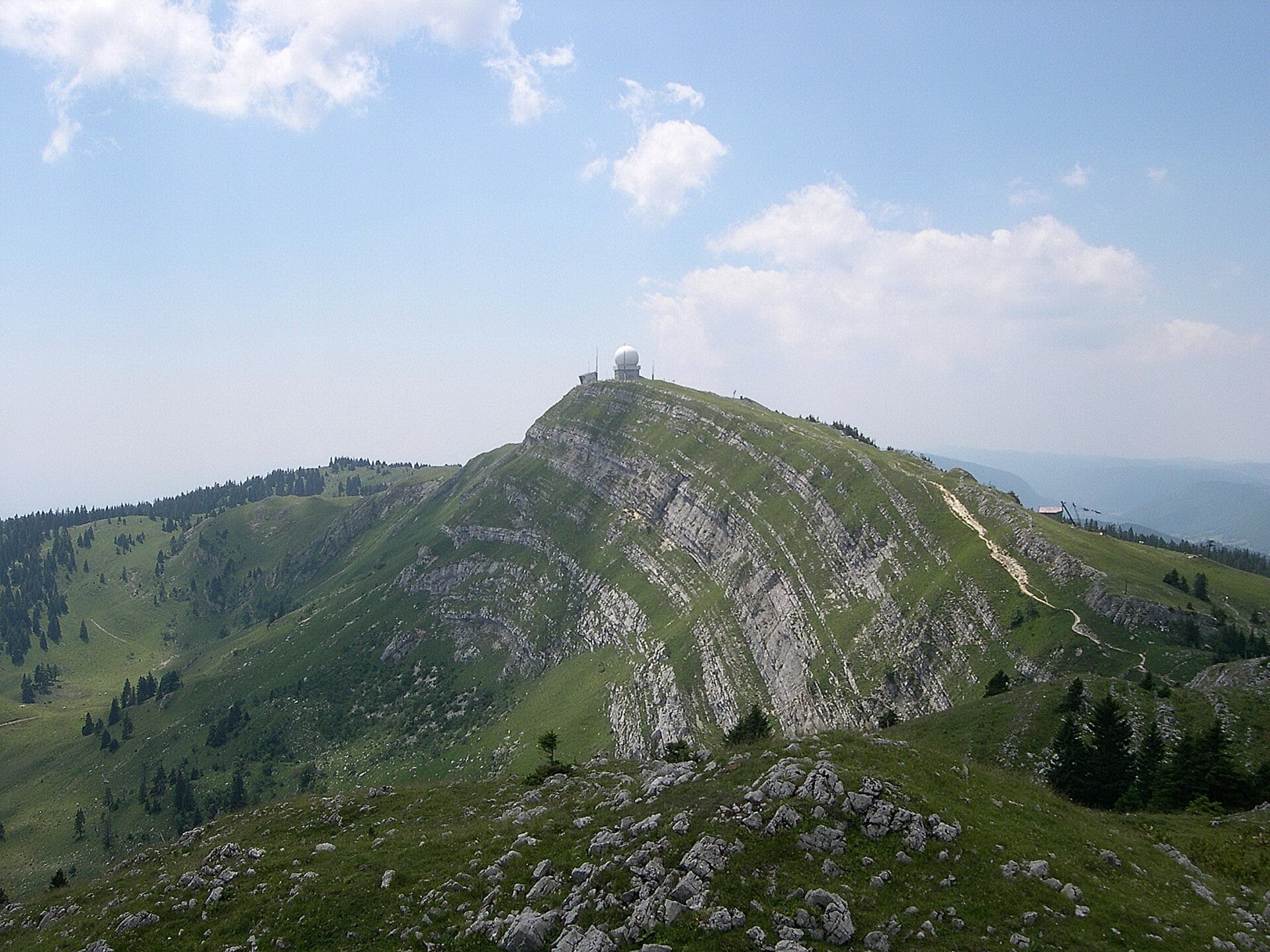 Panorama depuis une crête du Jura